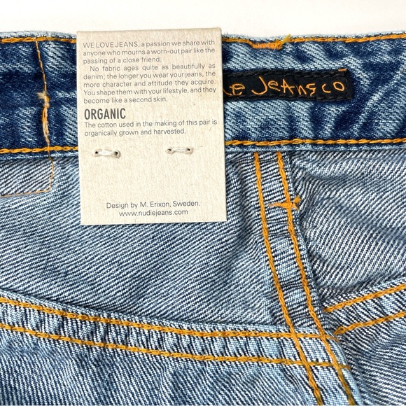 Nudie Jeans Womens Breezy Britt Organic Cotton High Waist 30x32 - Picture 9 of 13